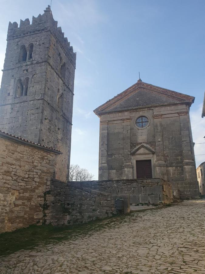 Casa Leonarda, Old Authentic Istrian Stone House Near Motovun, Central Istria Zamask Exterior photo